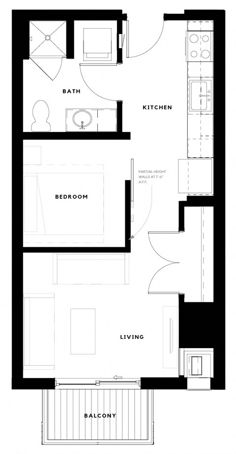 Westley on Broadway J1 Floor Plan